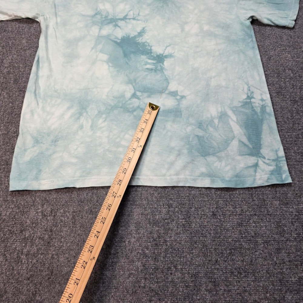 The Mountain Sea Otters Tie Dye T-Shirt Men's Large Jody Bergsma Art 2017 Teal - Picture 7 of 7